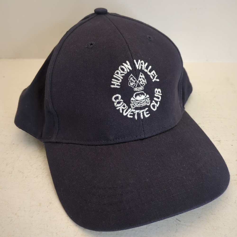 Vintage Huron Valley Corvette Club Michigan Strap Back‎ Dad Hat